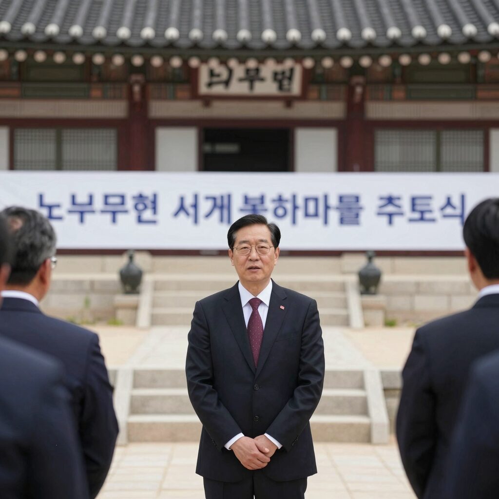 노무현 대통령 서거 17주기 봉하마을 추도식 장소 전경