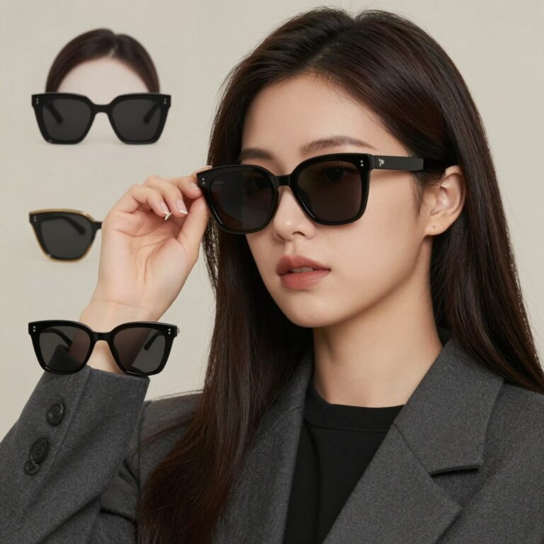 여성 선글라스 추천 다양한 스타일 라주 잘골라스 레이벤 페라가모 실착 사진