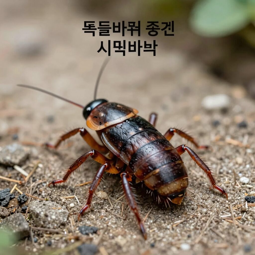 바퀴벌레 종류 독일바퀴 미국바퀴 먹바퀴 비교 사진