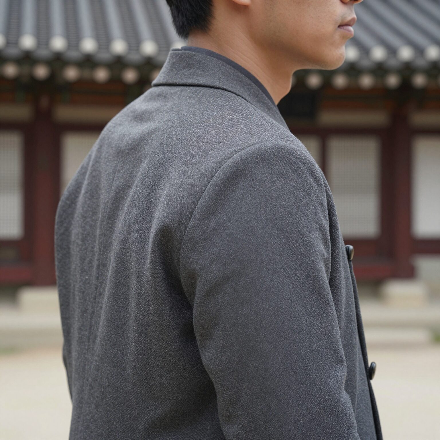우포스 쪼리 옆면 착용샷
